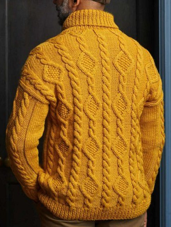 Men's Hand Knit Sweater 203B - KnitWearMasters