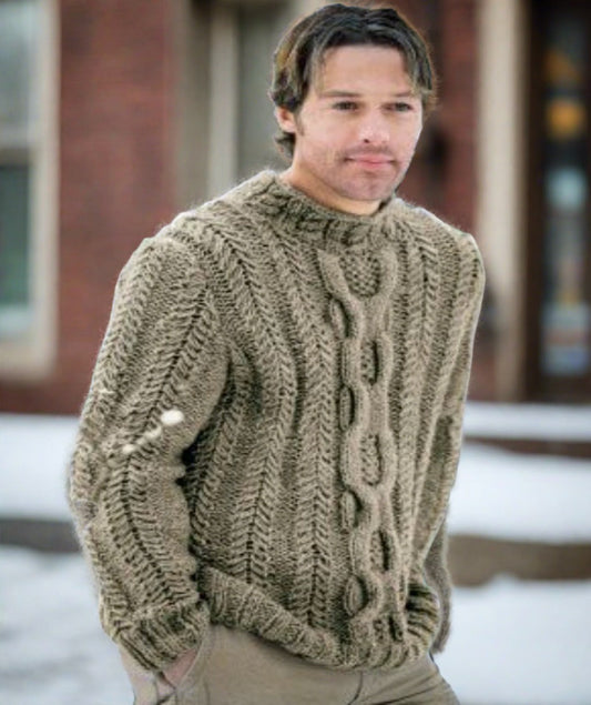 Men's Hand Knit Sweater 274B