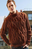 Men's Hand Knit Turtleneck Sweater 80B - KnitWearMasters