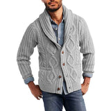 MADE TO ORDER Men hand knit cardigan 148A - KnitWearMasters