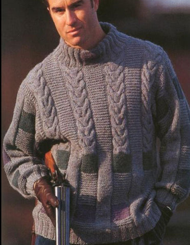 Men's Hand Knit Sweater 217B - KnitWearMasters