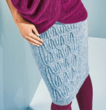 Women's Hand Knit Skirt 54E - KnitWearMasters
