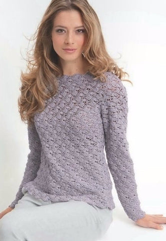 Made-to-order Women Crochet Blouse, 22S - KnitWearMasters