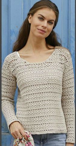 Made-to-order Women Crochet Blouse, 3S - KnitWearMasters