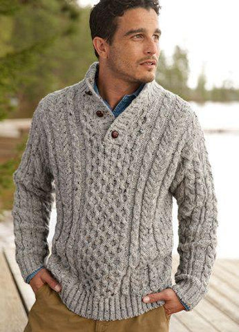 Men Hand Knit Polo Sweater 263B – KnitWearMasters