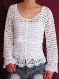 Made-to-order Women Crochet Blouse, 5S - KnitWearMasters