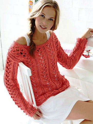 Made-to-order Women Crochet Blouse, 6S - KnitWearMasters