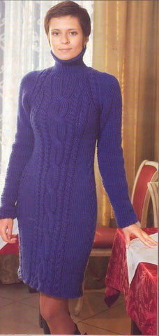 Women's Hand Knit Dress 99E - KnitWearMasters