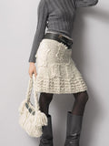 Women's Hand Knit Skirt 60E - KnitWearMasters