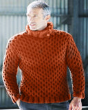 Men's Hand Knit Turtleneck Sweater 208B - KnitWearMasters