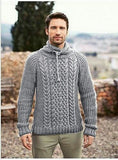 Men's Hand Knit Turtleneck Sweater 288B - KnitWearMasters