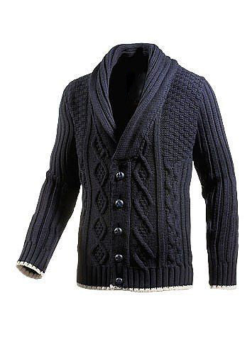 MADE TO ORDER MEN HAND KNIT CARDIGAN 130A - KnitWearMasters