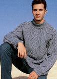 Men's Hand Knit Sweater 155B - KnitWearMasters