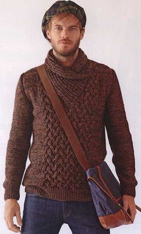 Men's Hand Knit Sweater 94B - KnitWearMasters