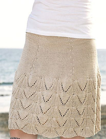Women's Hand Knit Skirt 75E - KnitWearMasters