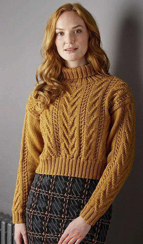 Women Hand Knit Turtleneck Sweater 90K - KnitWearMasters