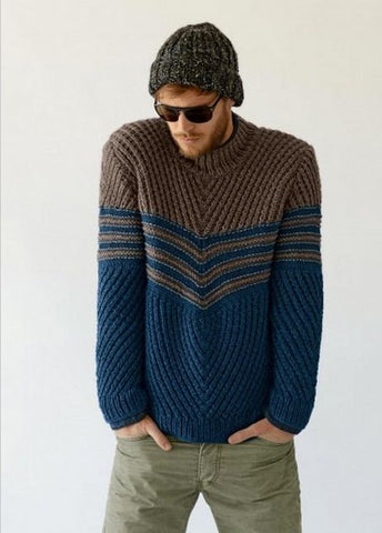 Men's Hand Knit Wool Turtleneck Sweater 71B – KnitWearMasters
