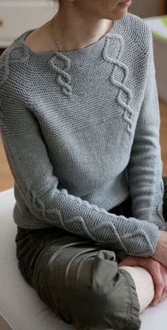 Women's Hand Knit Boatneck Sweater 32C - KnitWearMasters