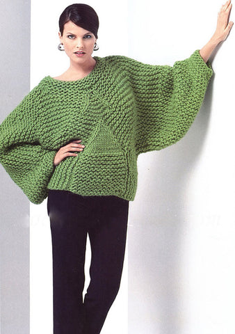 Women's Hand Knitted Boatneck Sweater 16C - KnitWearMasters