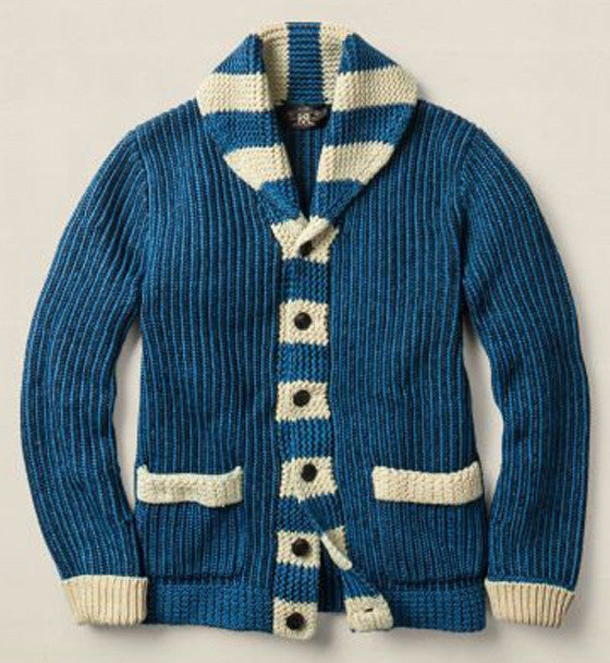 Mens hand knit wool cardigan 71A - KnitWearMasters
