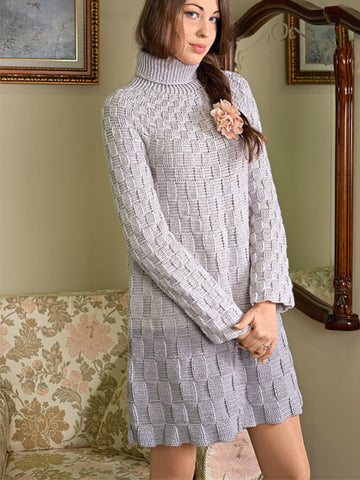 Women's Hand Knit Dress 106E - KnitWearMasters